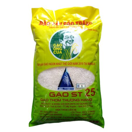 Gạo Ông Cua ST25 chính hãng
