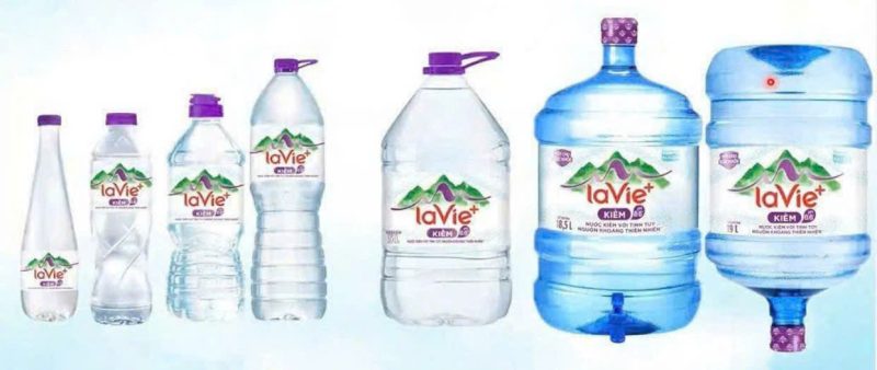 Các sản phẩm Nước Lavie kiềm chính hãng