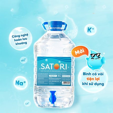 Bình nước 5L có vòi Satori