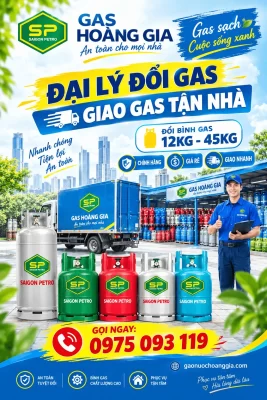 Đại Lý Gas Hoàng Gia: Chuyên Gaio Gas, Đổi Bình Gas 12kg Uy Tín Tại Thủ Đức, Bình Thạnh
