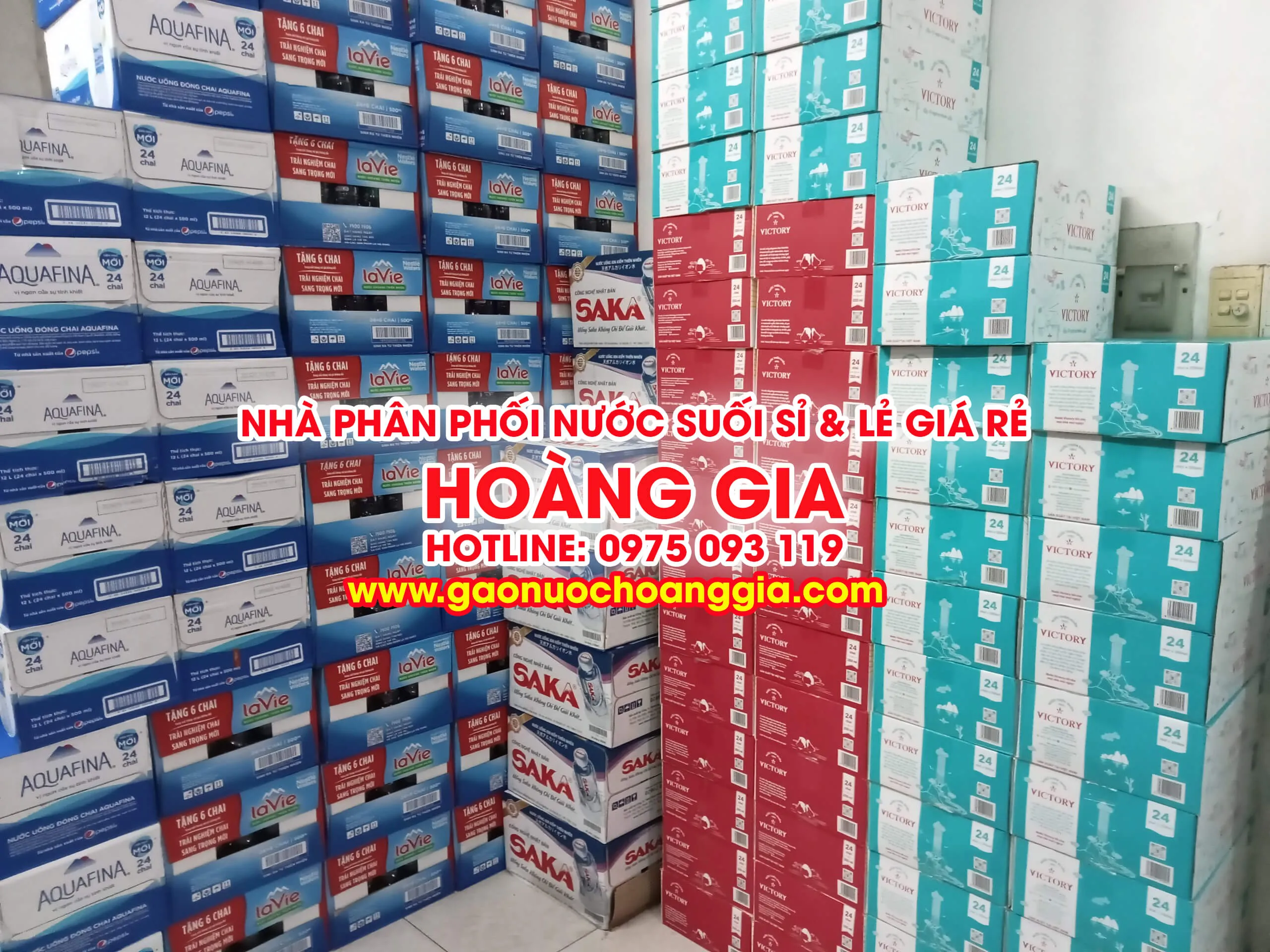 Đại lý phân phối thùng nước suối nhỏ 250ml chính hãng tại Thủ Đức gần đây - Hoàng Gia Water